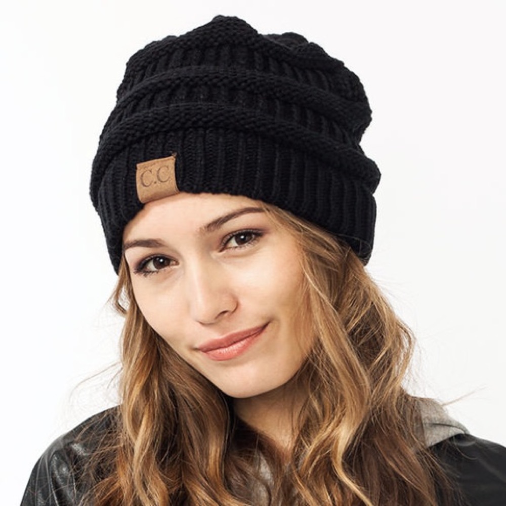Black CC Beanie